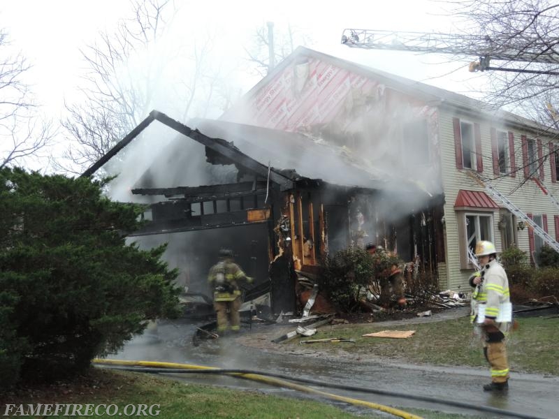 WCFD Chief McDonald oversees crews at recent dwelling fire. PHOTO BY: Travis Tiffany